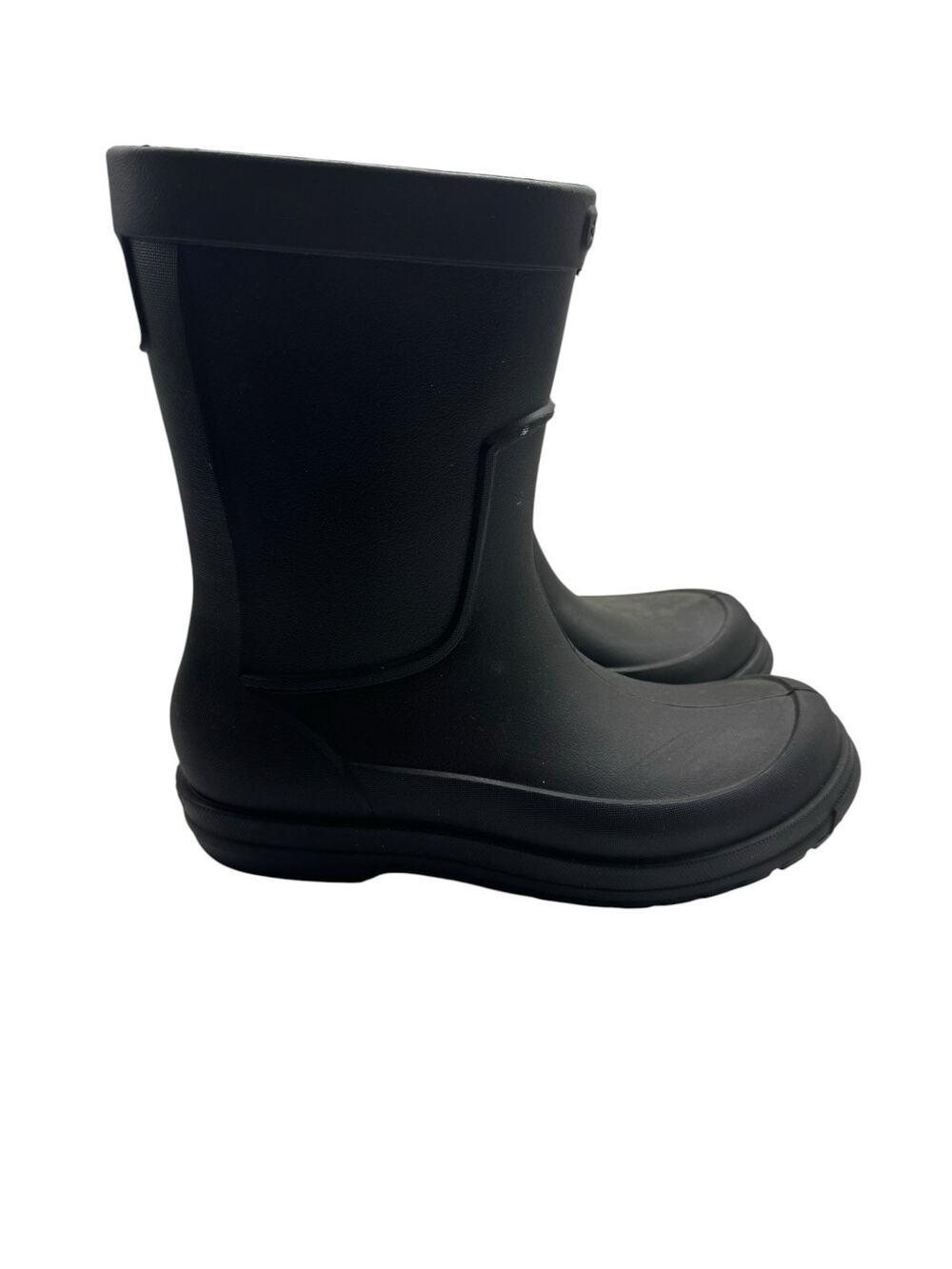 Crocs AllCast Black Waterproof Rubber Rain Boots Men's Size 8